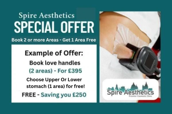 Fat Freezing Promotion Spring Vale from Spire Aesthetics - Book Today!